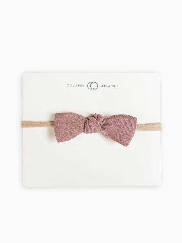 Cotton Dainty Bow Baby :Accessories :Bows :Headbands Colored Organics Organic Cotton Baby and Kids Cotton Dainty Bow 