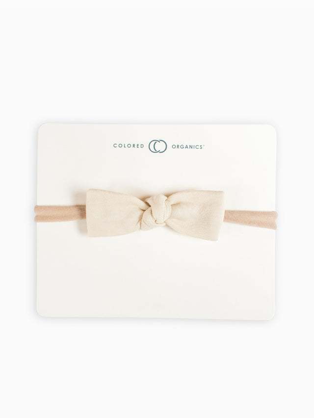 Cotton Dainty Bow Baby : Accessories : Bows : Headbands Colored Organics Organic Cotton Baby and Kids Cotton Dainty Bow 