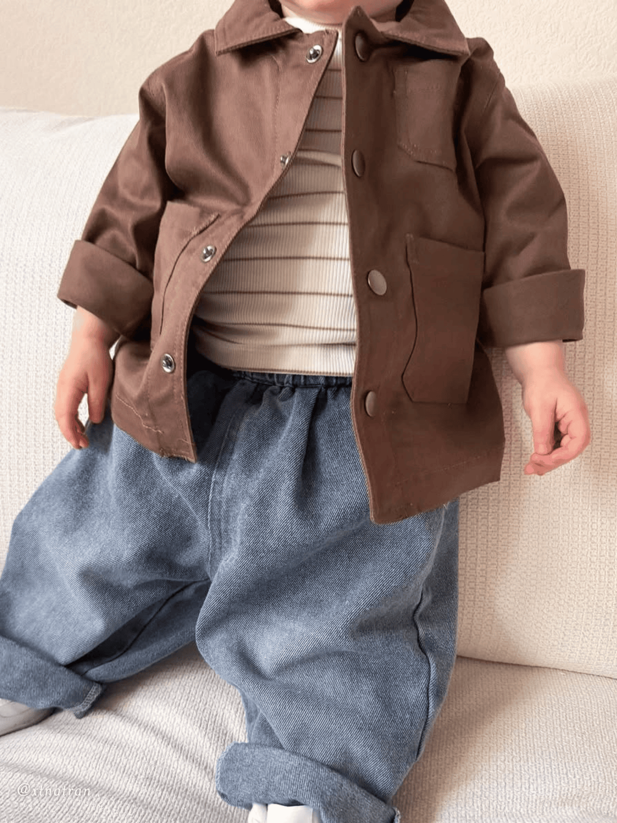 Denver Twill Chore Jacket - Chestnut