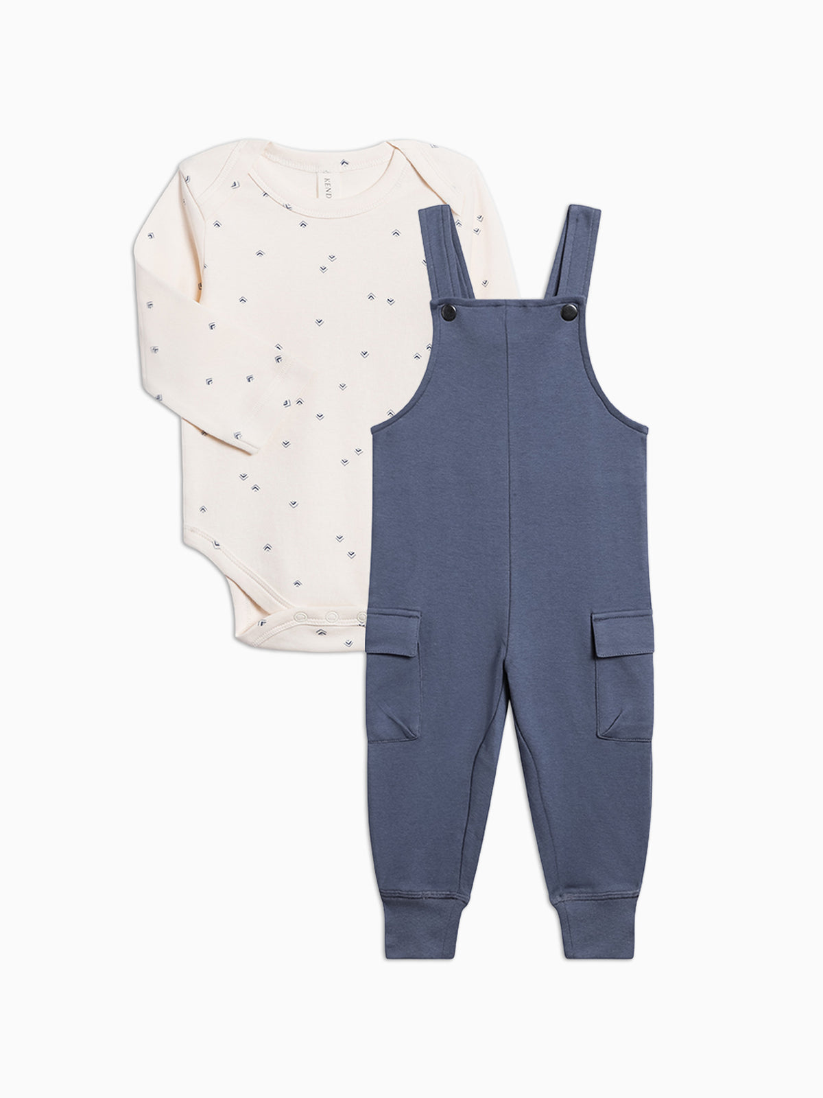 Organic Baby Boy Overall Set