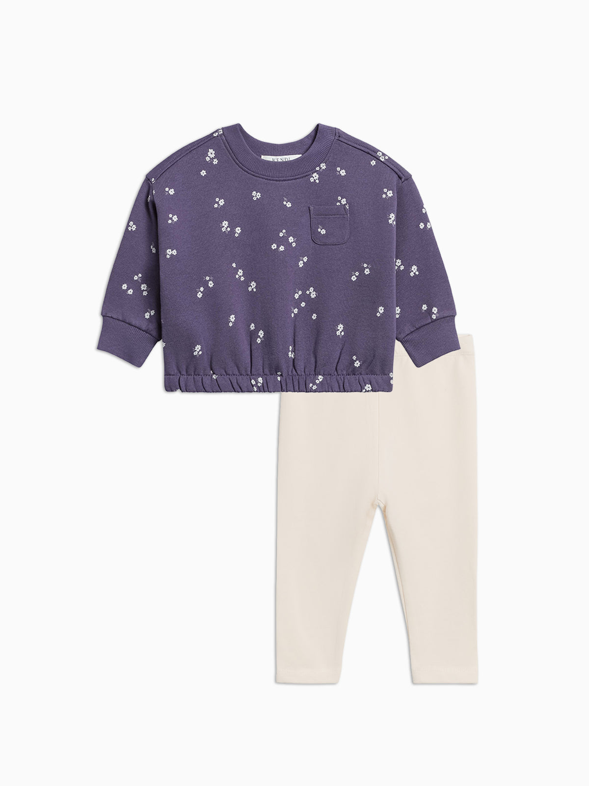 Organic Girls Winter Fleece and Legging Set