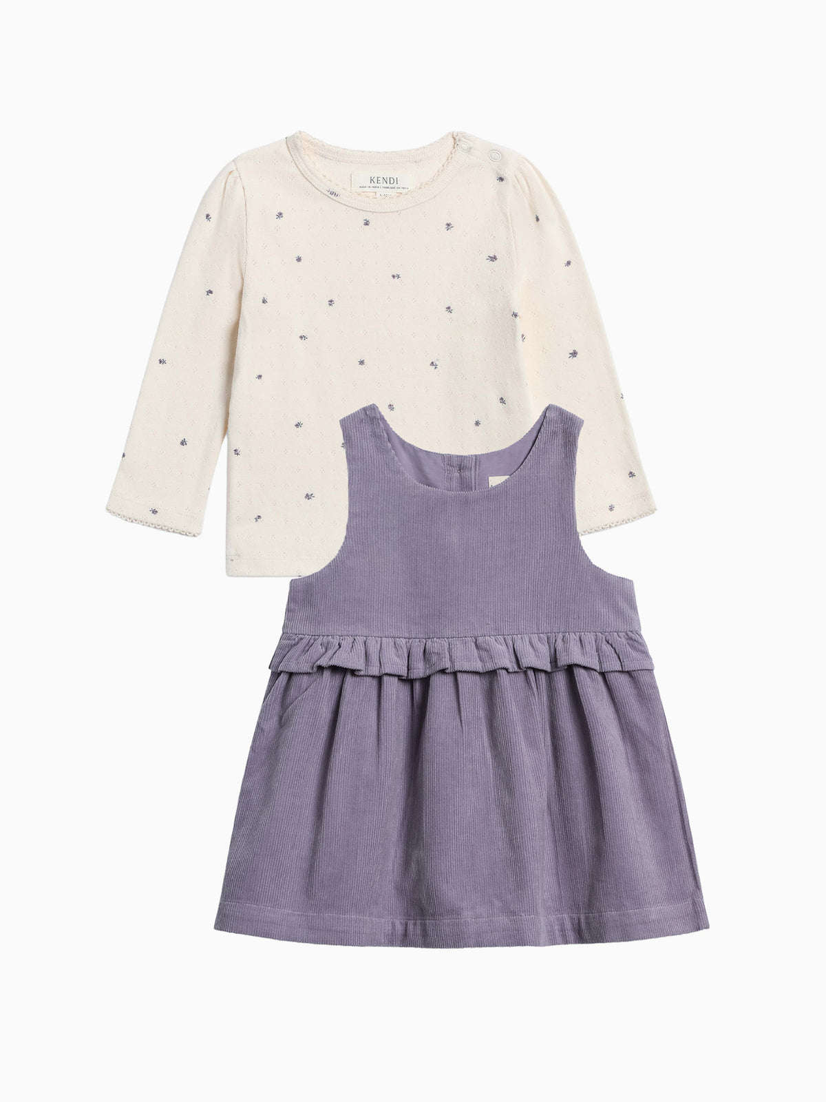 Organic Girls Corduroy Jumper Set