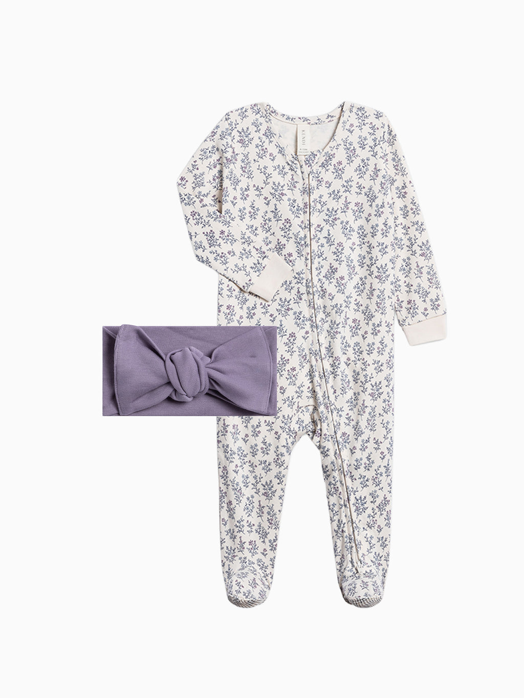 Organic Winter Sleeper and Bow Set Baby : Virtual Bundle KENDI by Colored Organics Organic Girls Muslin Bundle for Baby | Colored Organics®