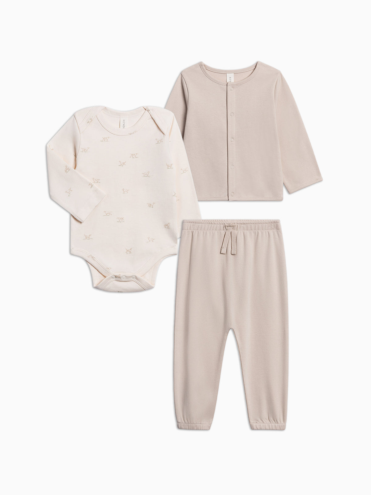 Organic Infant Layette Winter Top and Pant Bundle Baby : Virtual Bundle KENDI by Colored Organics Organic Girls Muslin Bundle for Baby | Colored Organics®