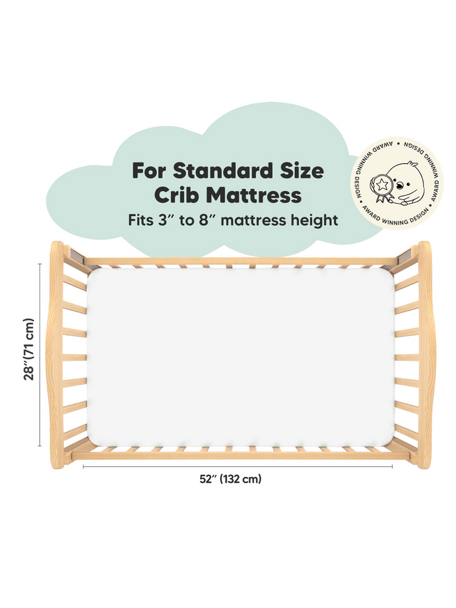 2-pack Organic Cotton Fitted Crib Sheet Set Baby :Nursery :Bedding KeaBabies 