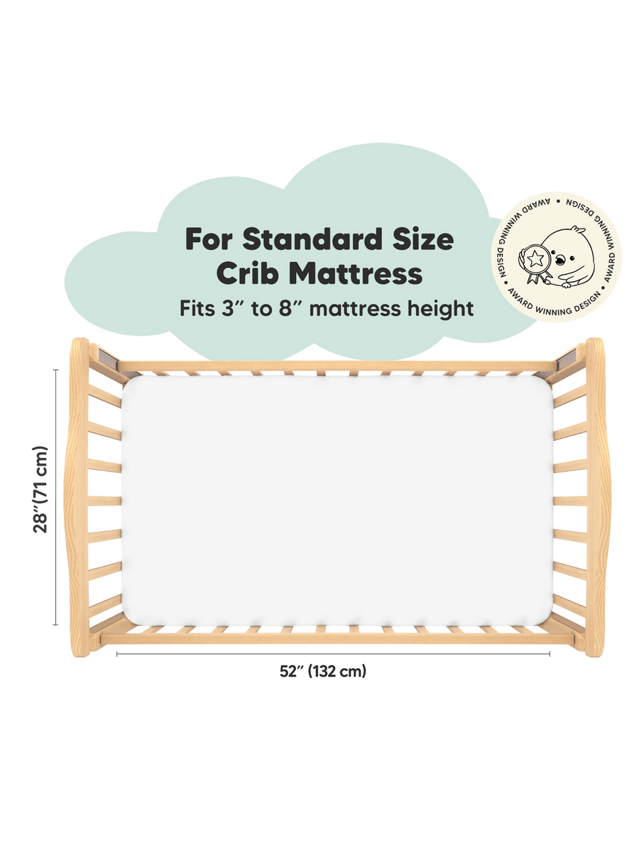 2-pack Organic Cotton Fitted Crib Sheet Set Baby :Nursery :Bedding KeaBabies 