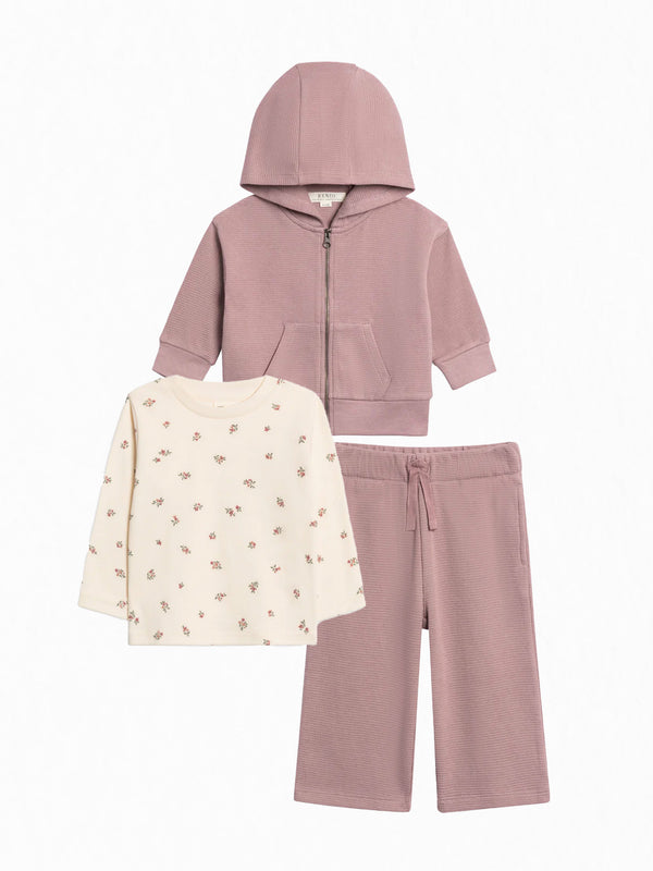 Organic 3 Piece Waffle Layer Bundle Baby-Kids : Virtual Bundle Colored Organics Organic Cotton Baby & Kids Fall Layers Bundle