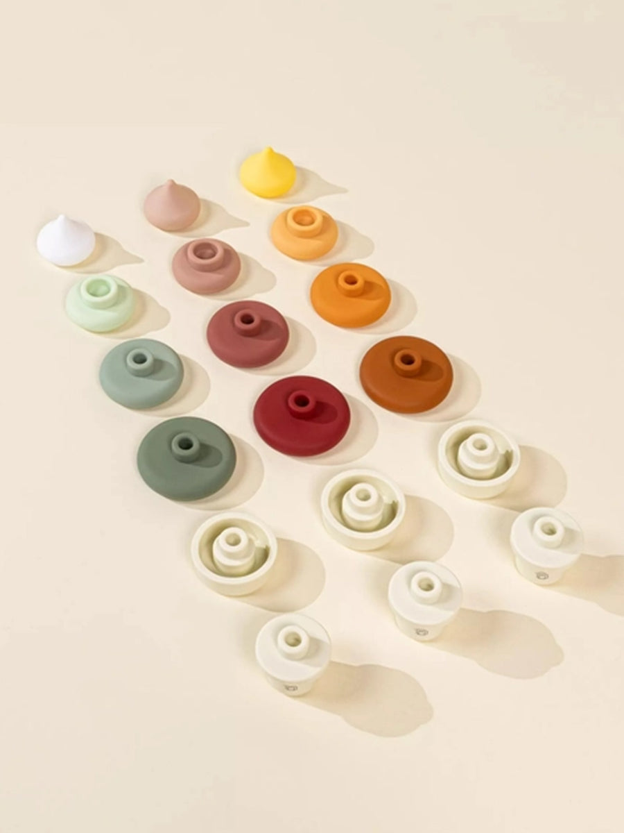 3 Set Silicone Stackable Ice Cream Cones Baby-Kids :Toys :Learning Coco Village 