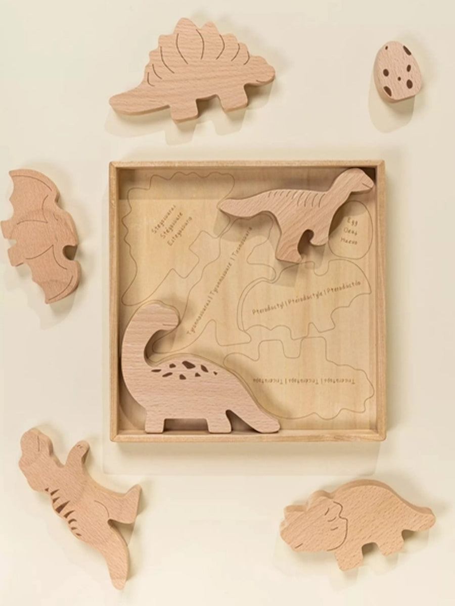 Wooden Dino Balance Puzzle Baby-Kids : Toys : Wooden Coco Village 