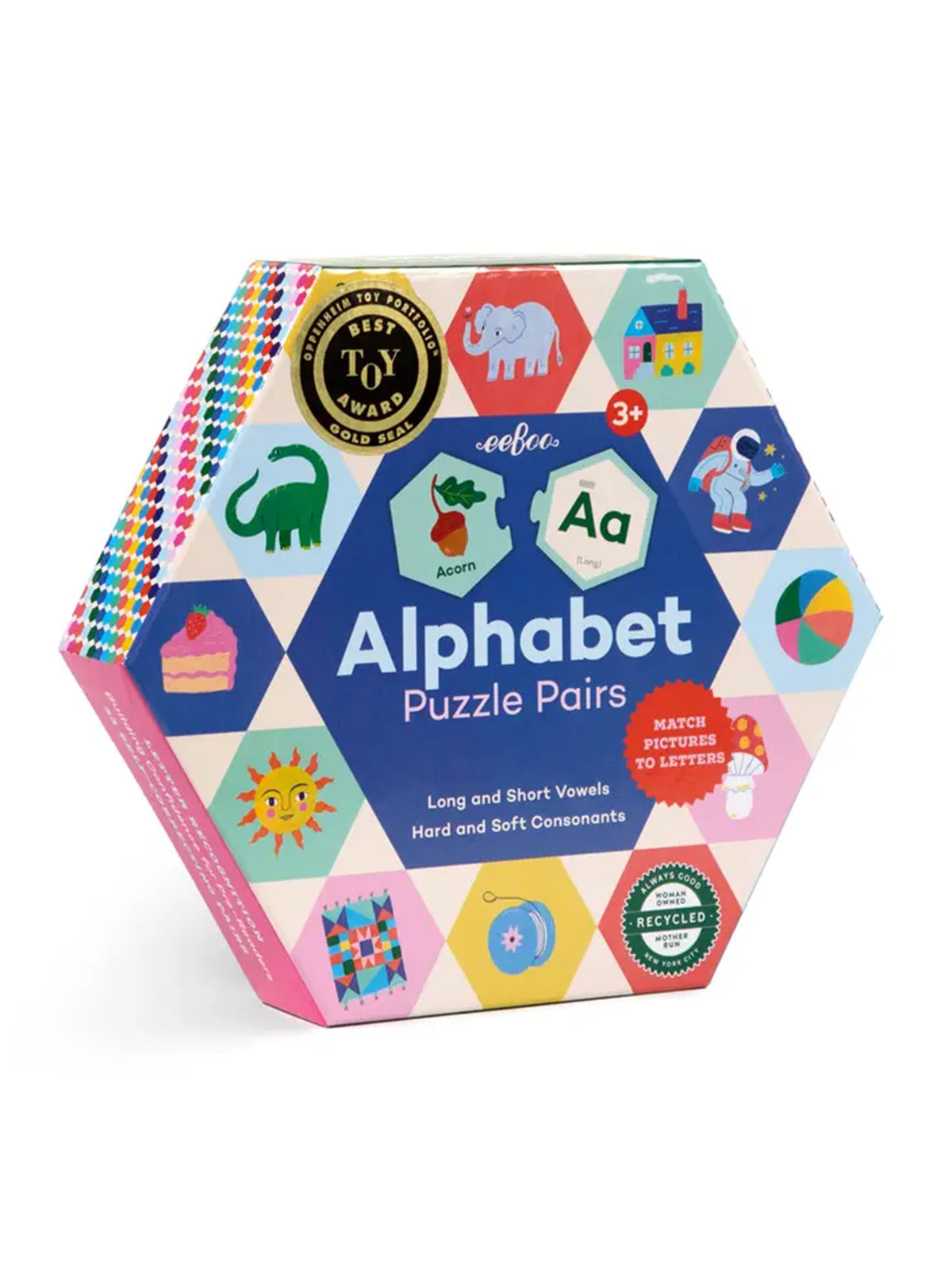 Alphabet Pairing Puzzle Kids : Toys : Puzzle Eeboo Alphabet Pairing Puzzle for Baby | Colored Organics®