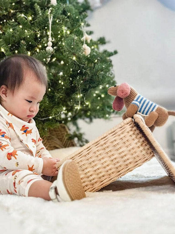 Baby Dog Rattle Toy