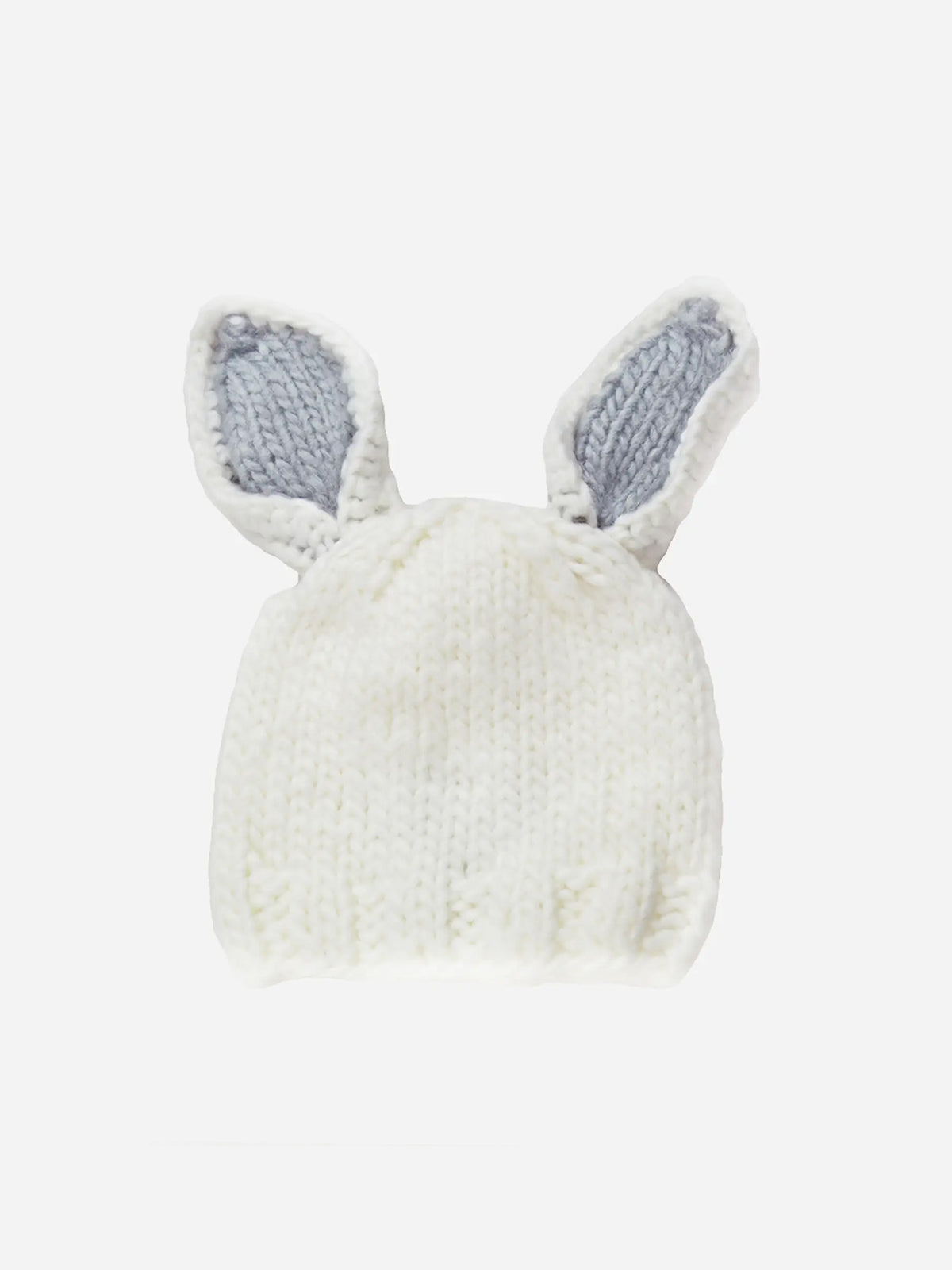 Bunny Hat Baby : Accessories : Hats Blueberry Hill Hand-Knit Bunny Beanie Baby Hat | Colored Organics®