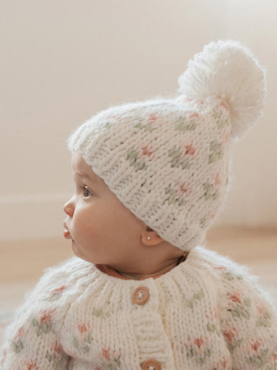 Bitty Blooms Beanie