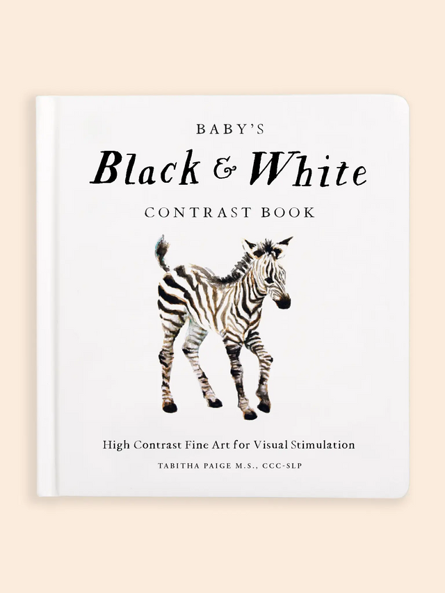 Baby's Black and White Contrast Book Baby-Kids : Nursery : Books : Toys : Learning Paige Tate & Co. 