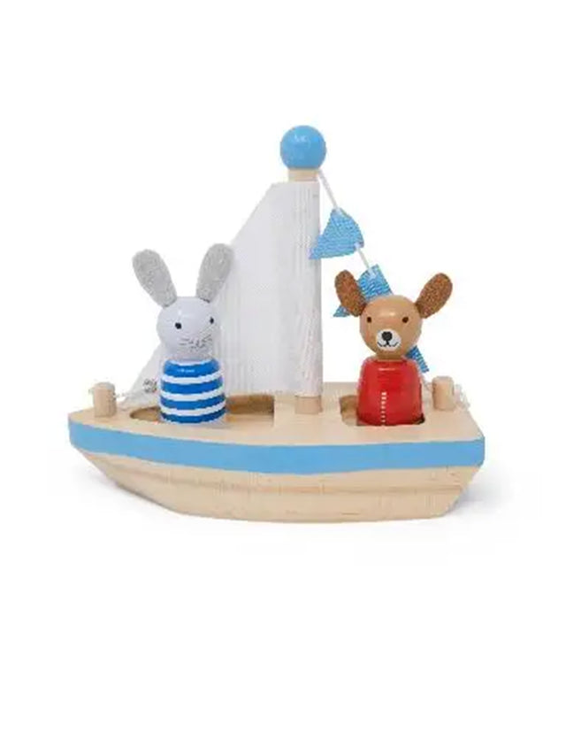 Boats & Buddies Bath Toy Baby-Kids : Nursery : Bath : Toys : Learning Jack Rabbit Creations 