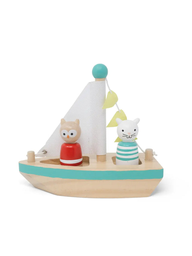 Boats & Buddies Bath Toy Baby-Kids : Gear : Nursery : Bath Jack Rabbit Creations Boats & Buddies Bath Toy