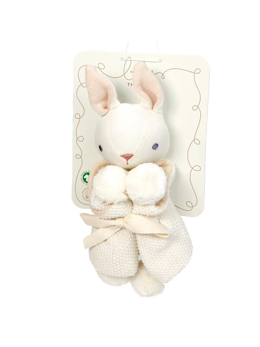 Bunny Lovey Baby Comforter Baby : Toys : Plush-Crinkle Threadbear Design Bunny Lovey Baby Comforter