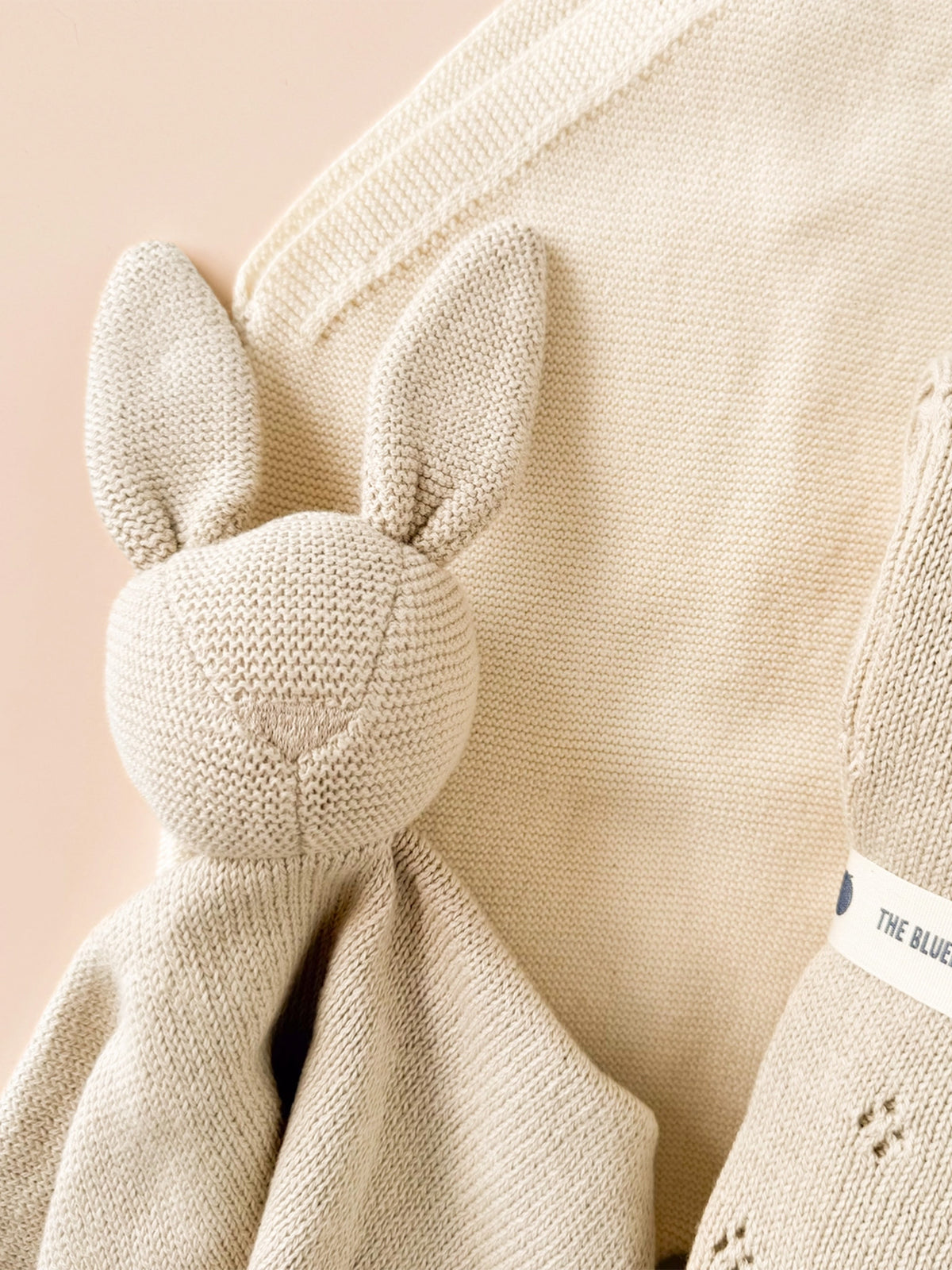 Organic Cotton Lovey Bunny Baby : Toys : Plush + Crinkle The Blueberry Hill Organic Lovey Lamb for Babies and Kids | Colored Organics®