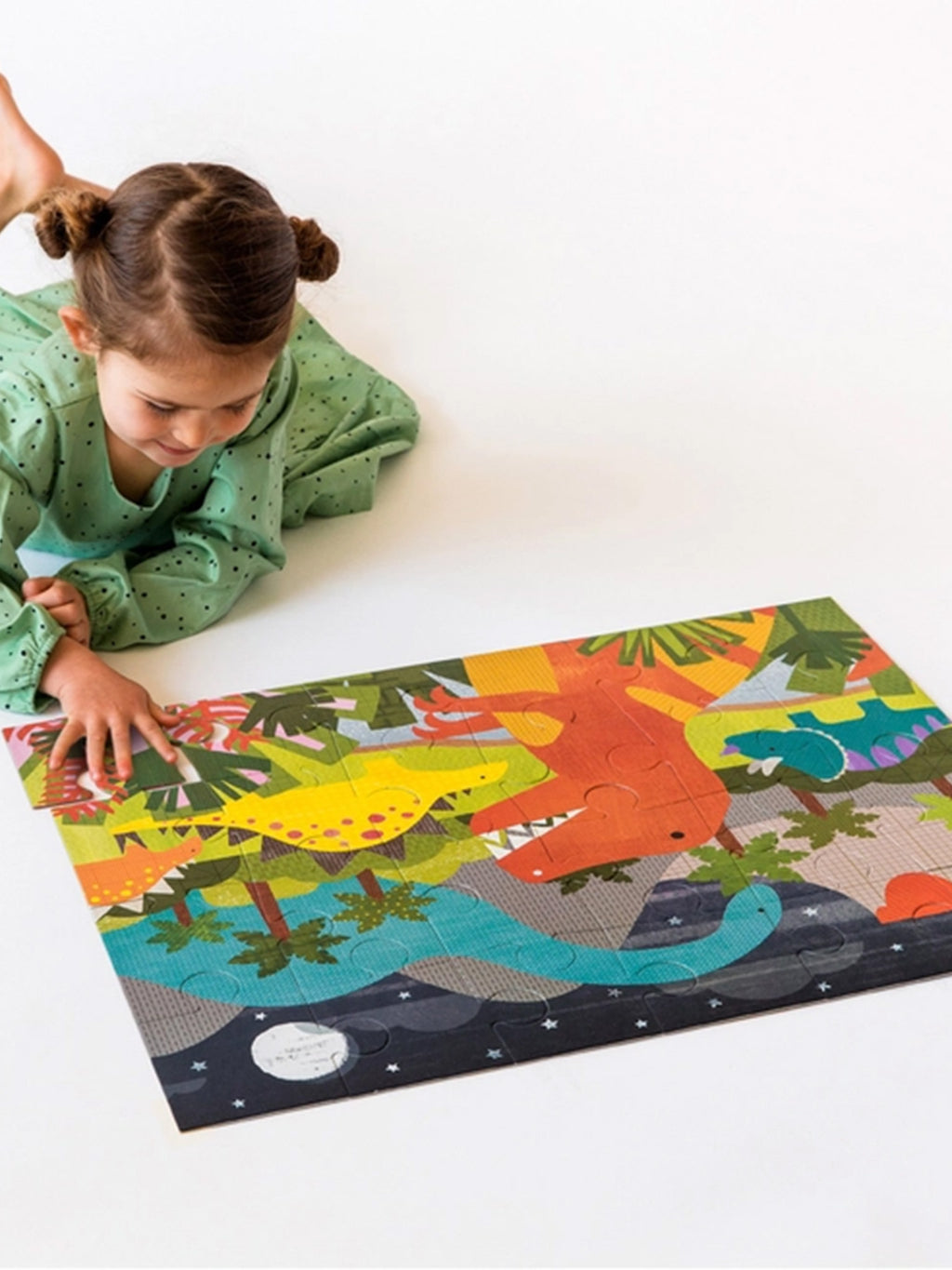 Dinosaur Kingdom 24-Piece Floor Puzzle Kids : Toys : Puzzle Chronicle Books Dinosaur Kingdom 24-Piece Floor Puzzle | Colored Organics®