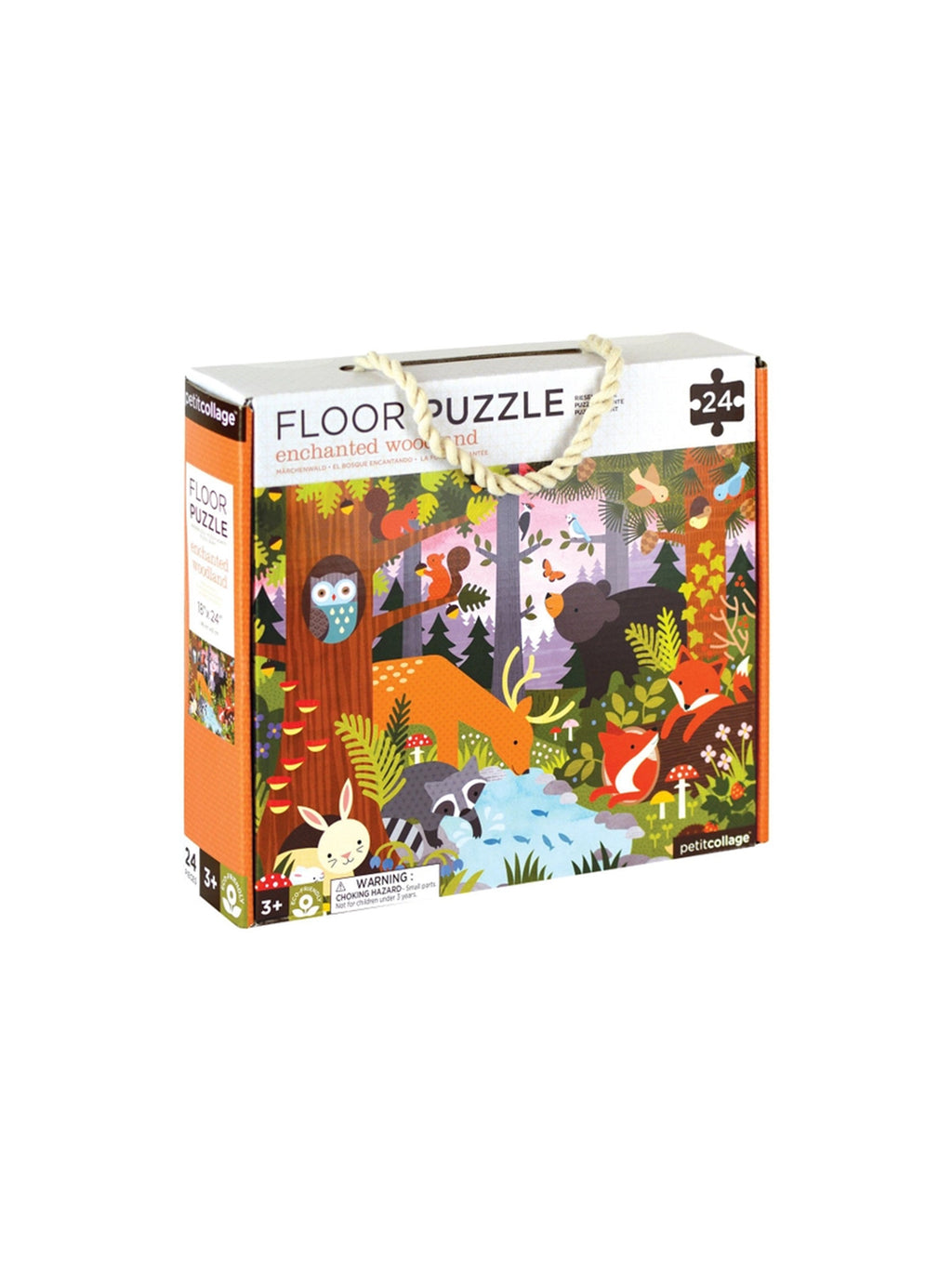 Enchanted Woodland 24-Piece Floor Puzzle Kids : Toys : Puzzle Chronicle Books Enchanted Woodland 24-Piece Floor Puzzle | Colored Organics®