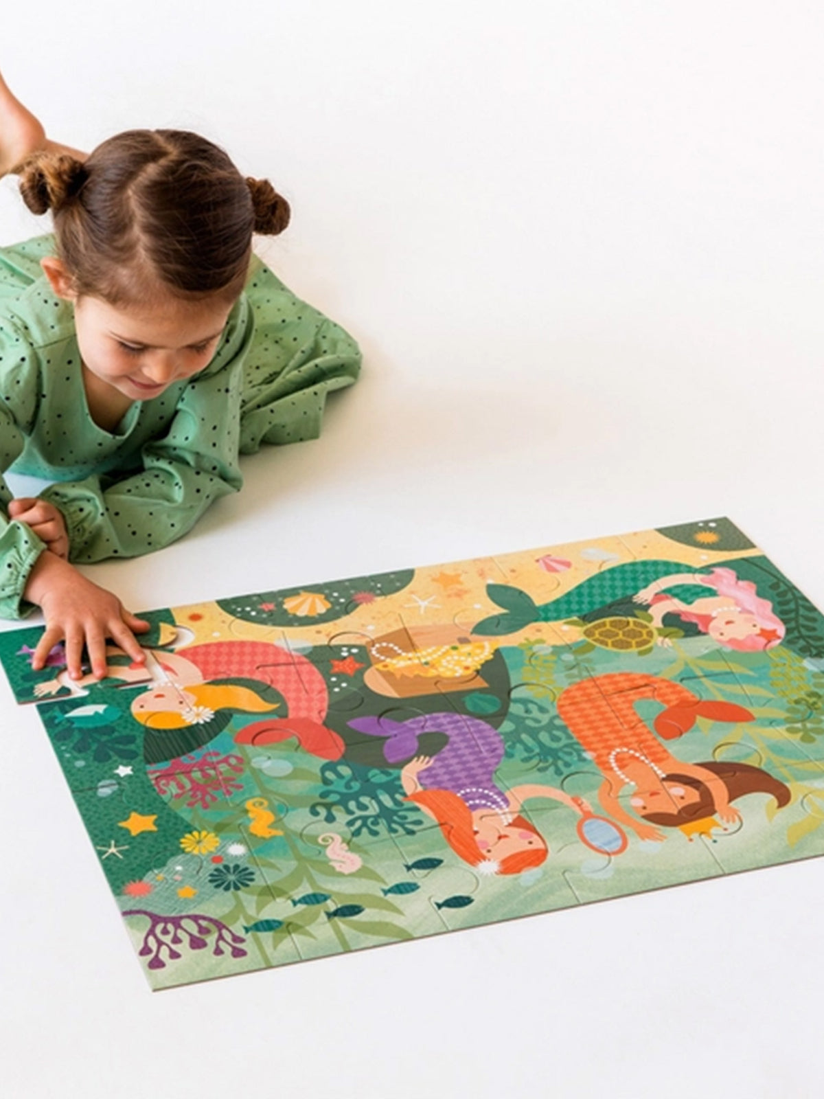 Mermaid Friends 24-Piece Floor Puzzle Kids : Toys : Learning Chronicle Books 