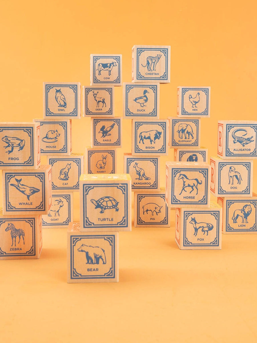Classic ABC Blocks Baby-Kids :Toys :Learning :Wooden Uncle Goose 