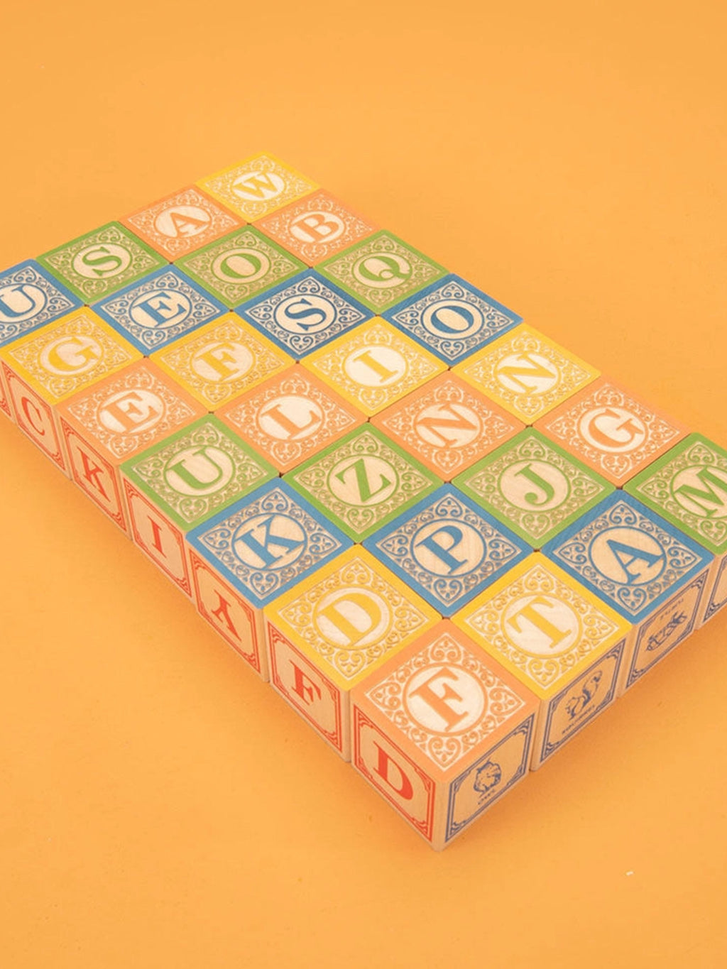 Classic ABC Blocks Kids : Toys : Blocks Uncle Goose Classic Wooden ABC Blocks for Kids | Colored Organics®