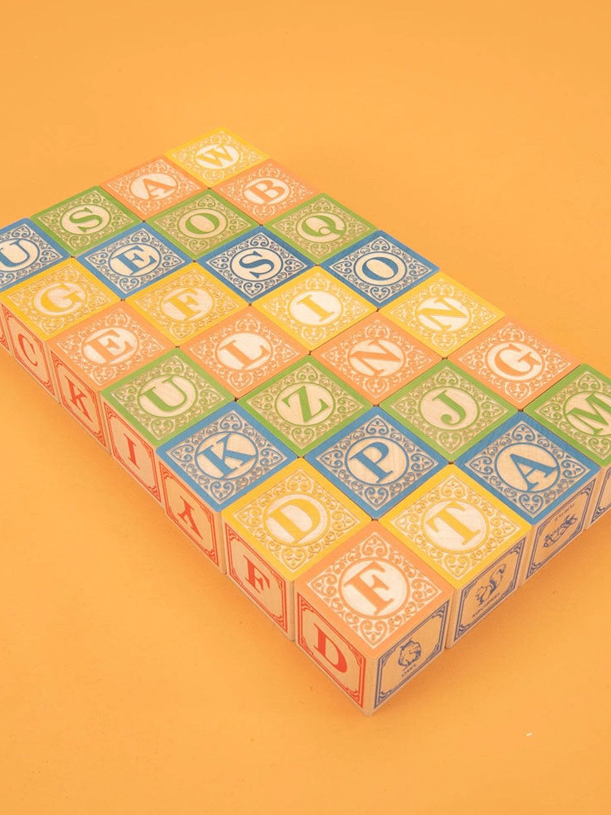 Classic ABC Blocks Kids : Toys : Blocks Uncle Goose Classic Wooden ABC Blocks for Kids | Colored Organics®