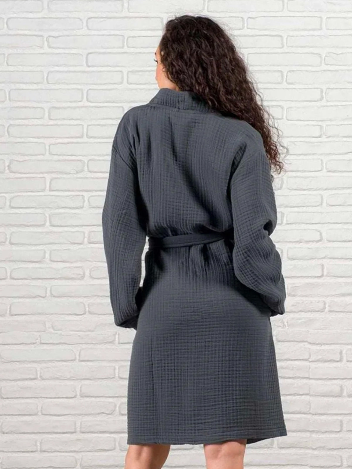Cotton Robe Parent : Apparel : Bath Together Textiles 100% Organic Cotton Bath Robe for Adults | Colored Organics®