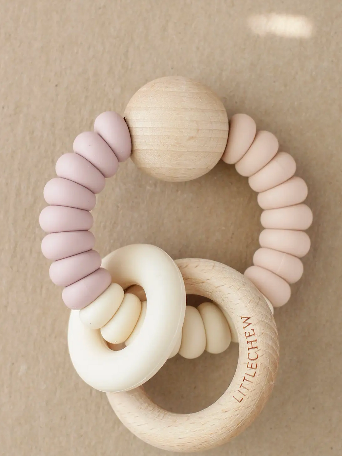 Dany Rattle Teether Baby : Toys : Teethers Little Chew Dany Rattle Teether Baby for Kids | Colored Organics®