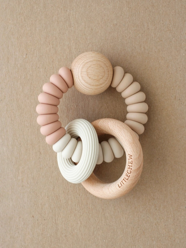 Dany Rattle Teether Baby : Toys : Teethers : Wooden Little Chew 