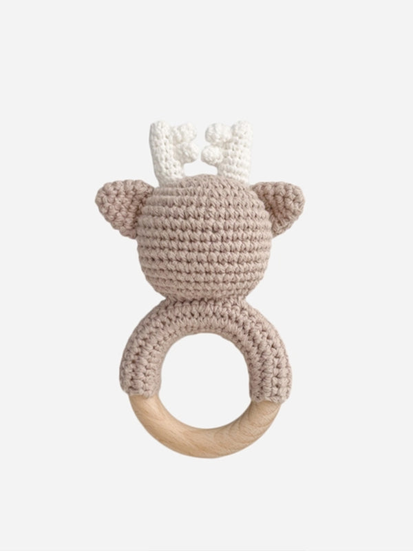 Deer Cotton Rattle Teether