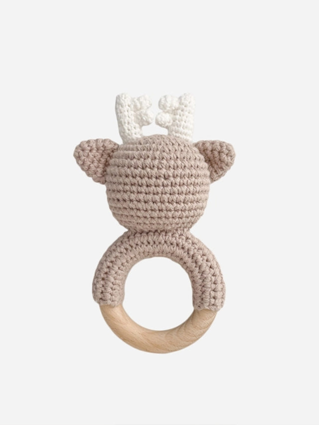 Deer Cotton Rattle Teether