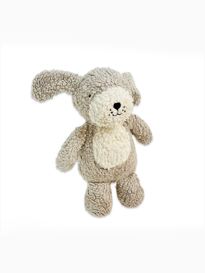 Dog Organic Sherpa Knit Stuffed Animal Baby : Toys : Plush + Crinkle Viverano Organics 