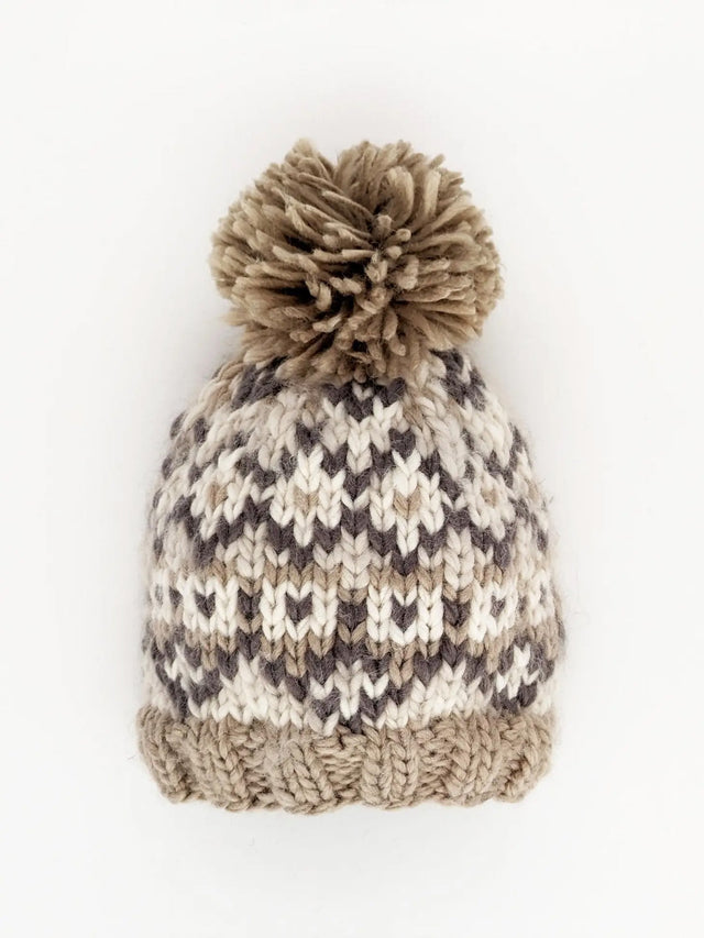 Fairisle Knit Beanie Hat Baby-Kids : Accessories : Hats Huggalugs Fairisle Knit Beanie Hat