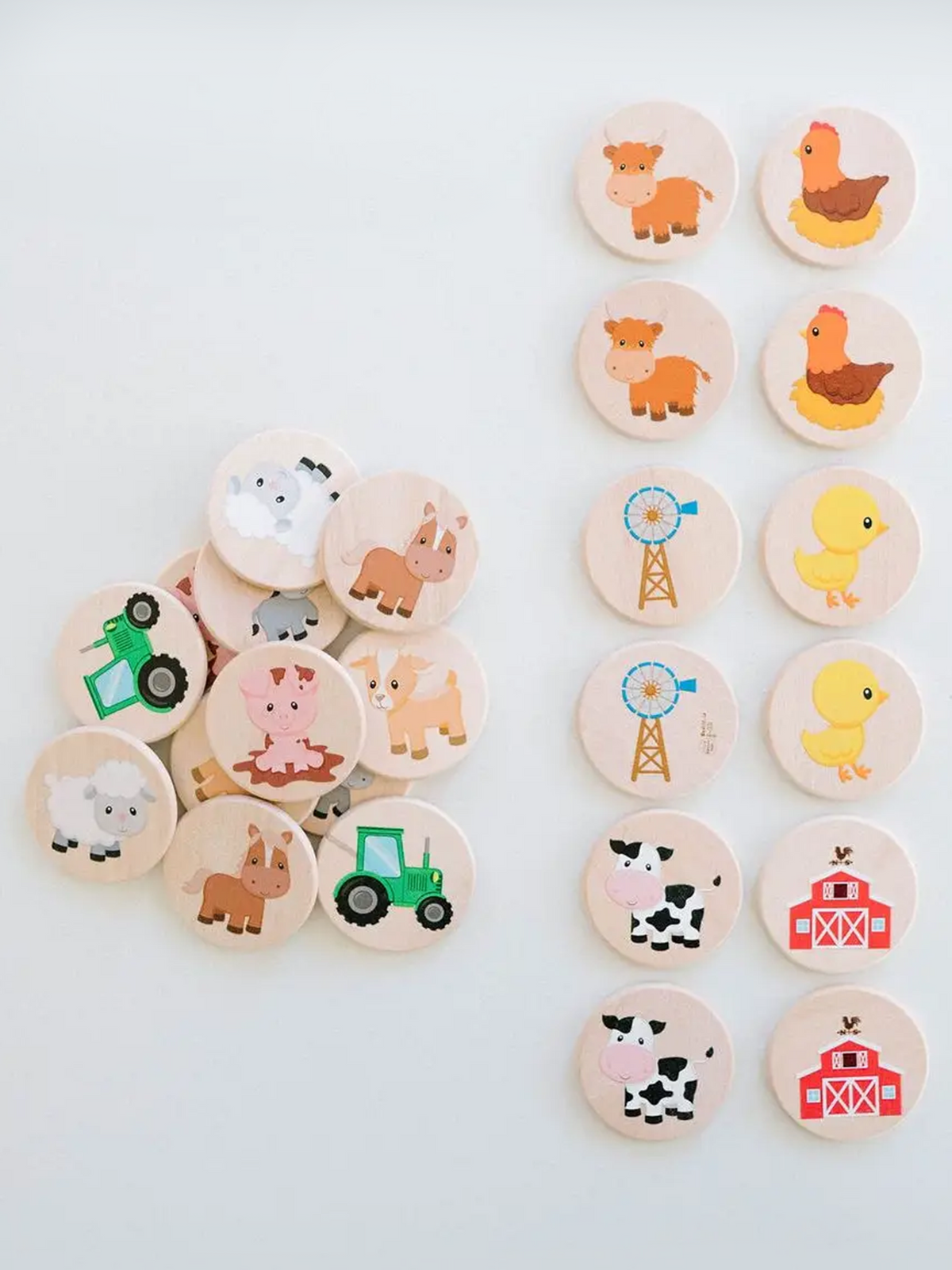 Farm Matching Game Kids : Toys : Games Bannor Toys Farm Matching Game for Babies and Kids | Colored Organics®