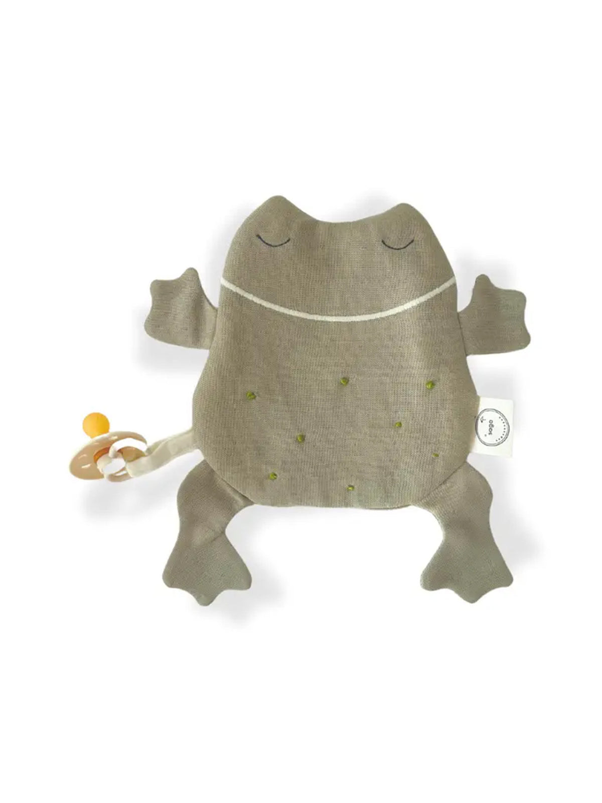 Frog Cuddle Cloth Baby : Toys : Plush + Crinkle Saga Copenhagen Frog Cuddle Cloth for Babies and Kids | Colored Organics®