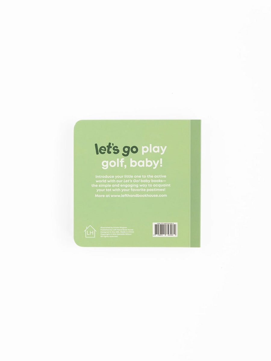 Golf Baby Board Book Baby-Kids : Toys : Books Left Hand Book House Golf Baby Board Book for Babies and Kids | Colored Organics®
