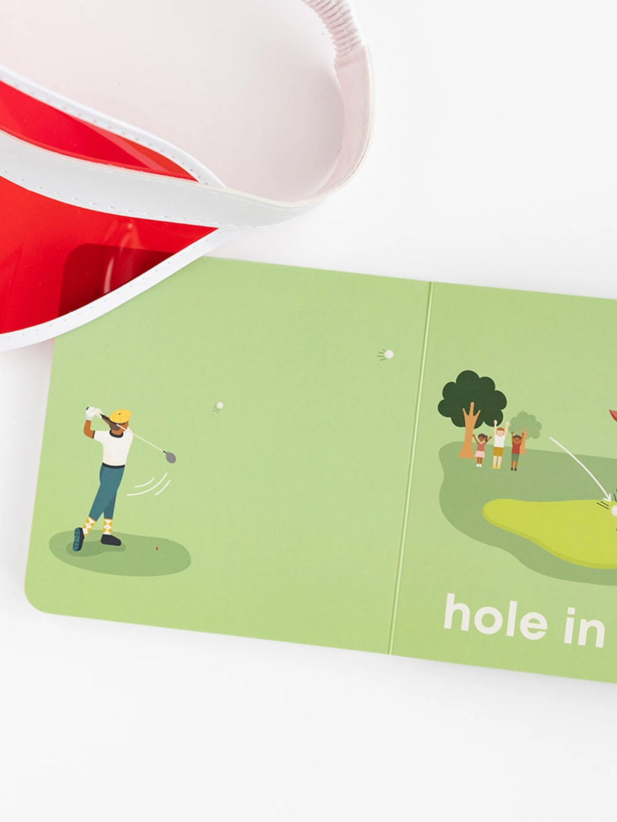 Golf Baby Board Book Baby-Kids : Toys : Books Left Hand Book House Golf Baby Board Book for Babies and Kids | Colored Organics®