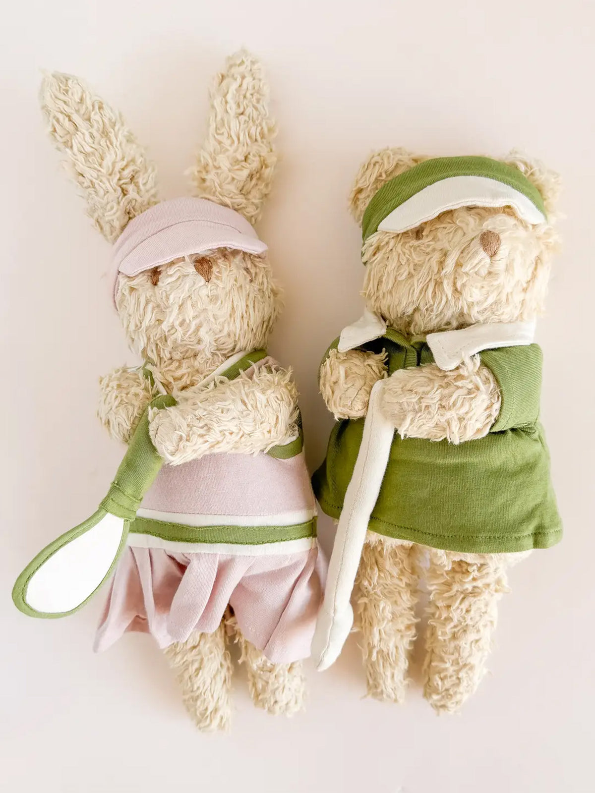 Golf Bear Plushie Baby : Toys : Plush + Crinkle The Blueberry Hill Golf Bear Plushie for Babies and Kids | Colored Organics®