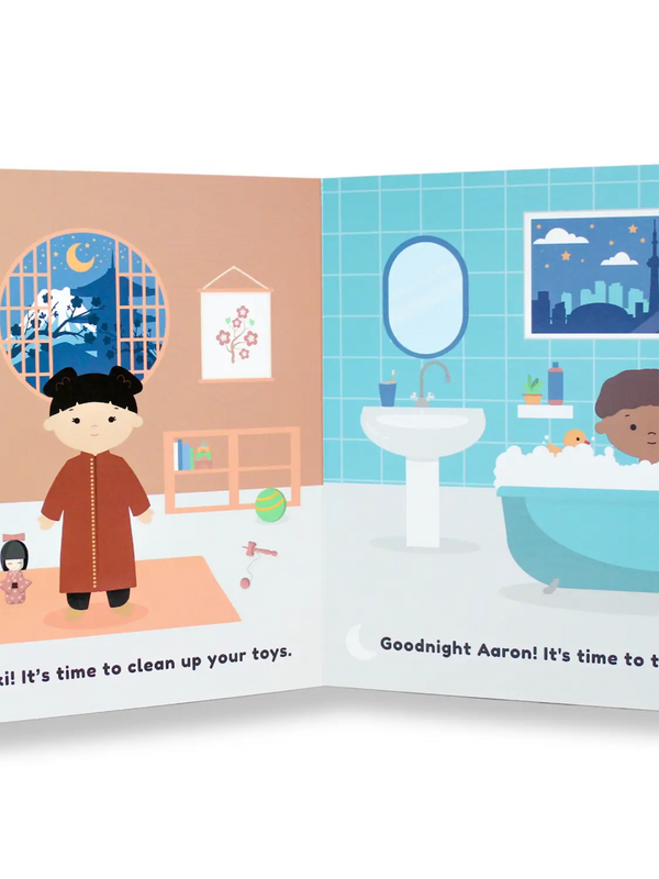 Kids of the World: Good Morning, Good Night Board Book