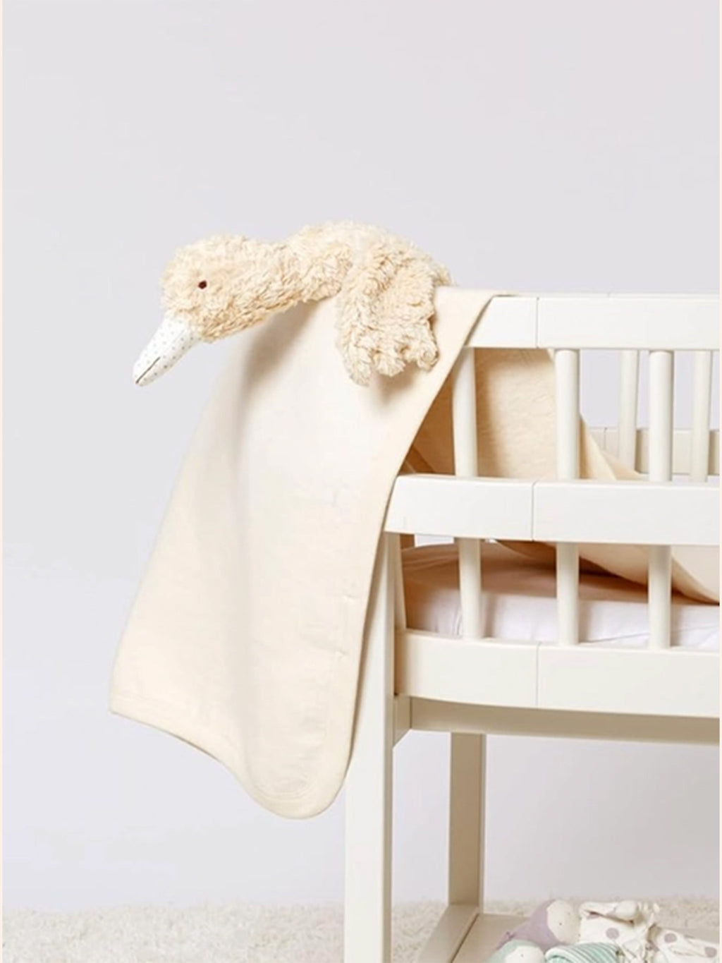 Goose Sherpa Snuggle Lovey Baby : Toys : Plush + Crinkle Under the Nile Organic Sherpa Goose Lovey for Baby | Colored Organics®