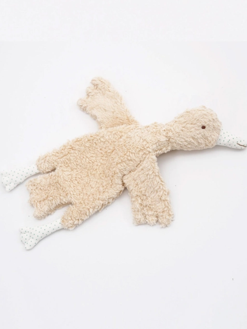 Goose Sherpa Snuggle Lovey Baby : Toys : Plush + Crinkle Under the Nile Organic Sherpa Goose Lovey for Baby | Colored Organics®