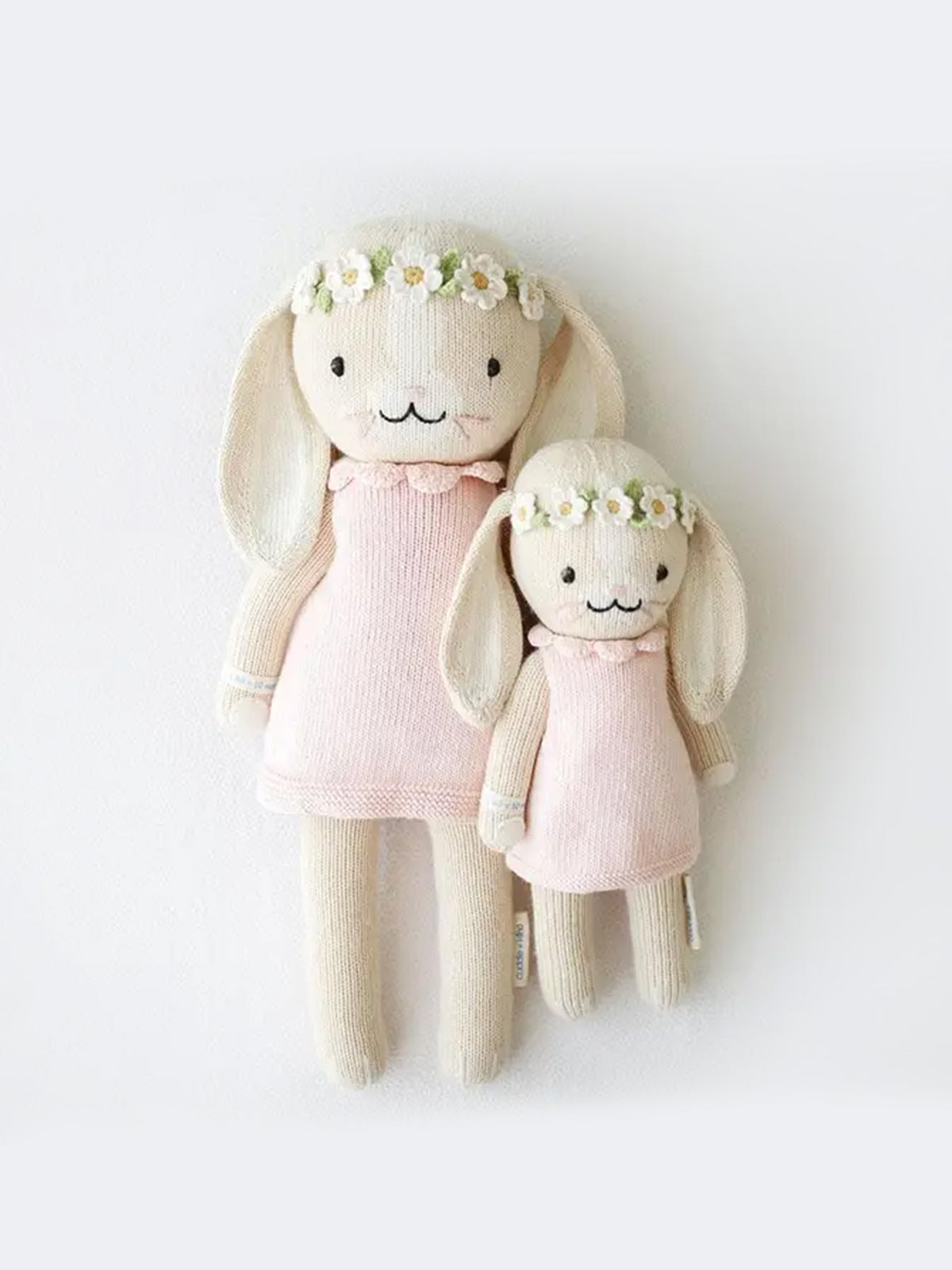 Hannah the Bunny Baby : Toys : Plush + Crinkle cuddle+kind Hannah the Bunny for Babies and Kids | Colored Organics®