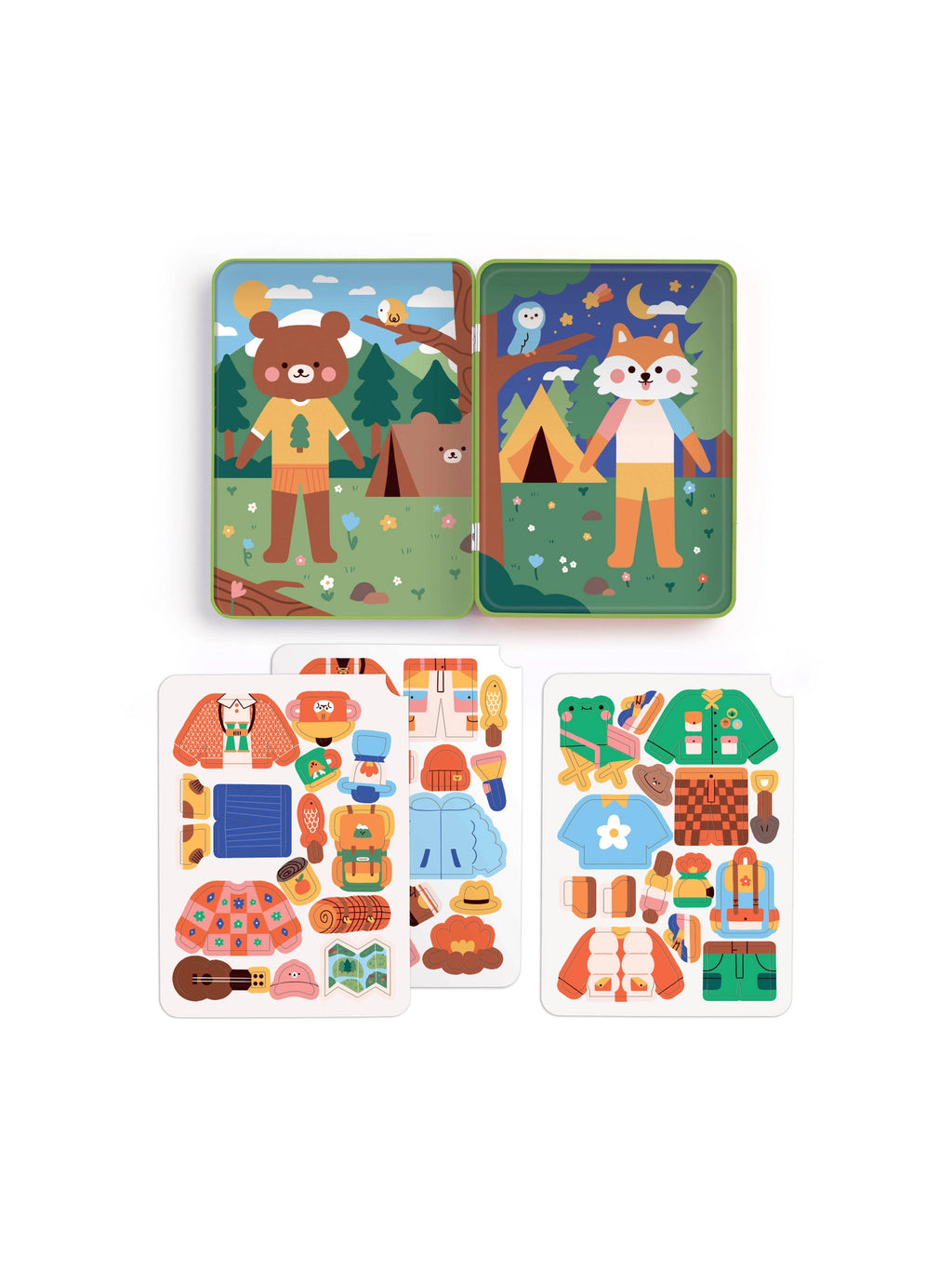 Happy Camper Magnetic Play Set Baby-Kids : Toys : Puzzle Chronicle Books Organic Baby Wooden Reveal Puzzle | Colored Organics®
