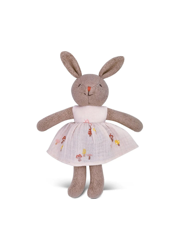 Organic Little Bunny Plush Toy Baby-Kids : Toys : Plush-Crinkle Apple Park Organic Little Bunny Plush Toy