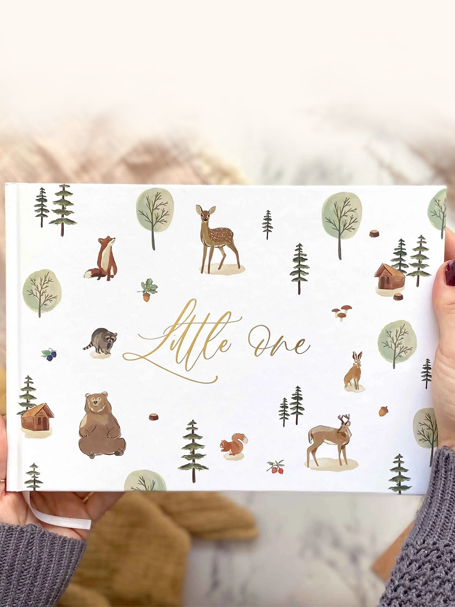 Little One Baby Book Baby : Nursery : Books Blush and Gold Little One Baby Book