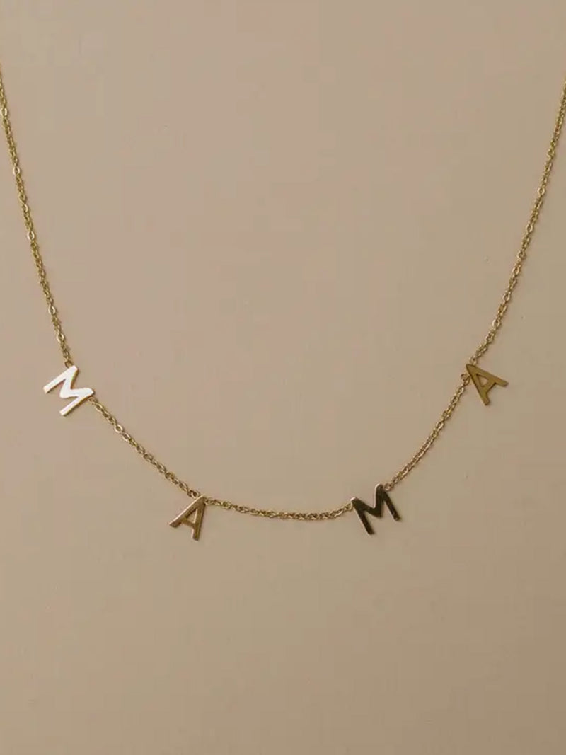 Gold MAMA Necklace