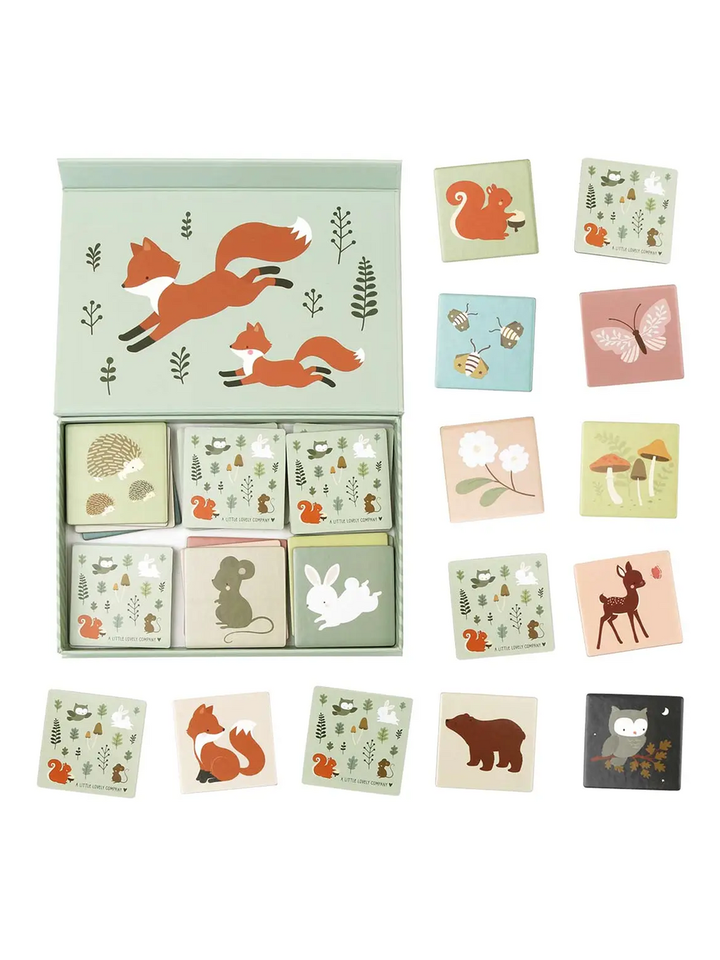 Memory Game Kids : Toys : Games A Little Lovely Company Memory Game for Babies and Kids | Colored Organics®