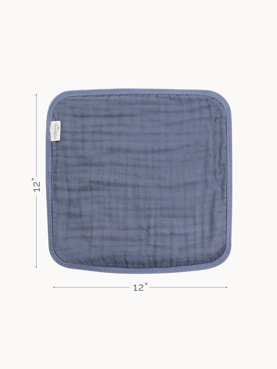 Muslin Washcloth Set Baby : Nursery : Bath Natemia Organic Washcloths for Babies and Kids | Colored Organics®
